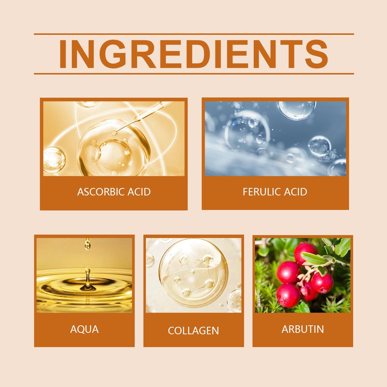 Vitamin C Brightening Serum Nourishes And Moisturizes Dull And Clear Facial Skin