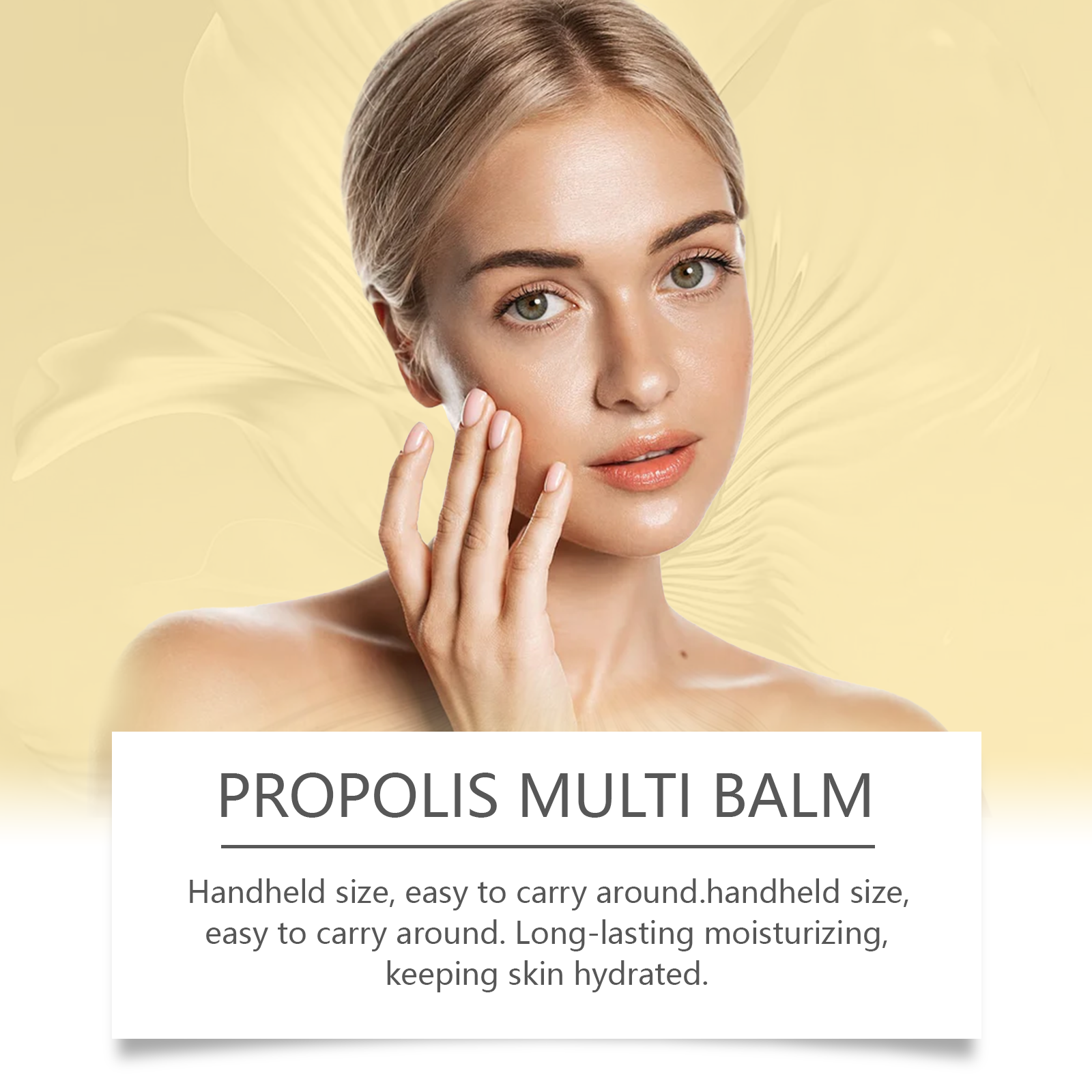 Propolis Eye Moisturizer, Moisturizing And Nourishing The Skin Around The Eyes, Firming, Lifting, Brightening And Anti-Wrinkle Care