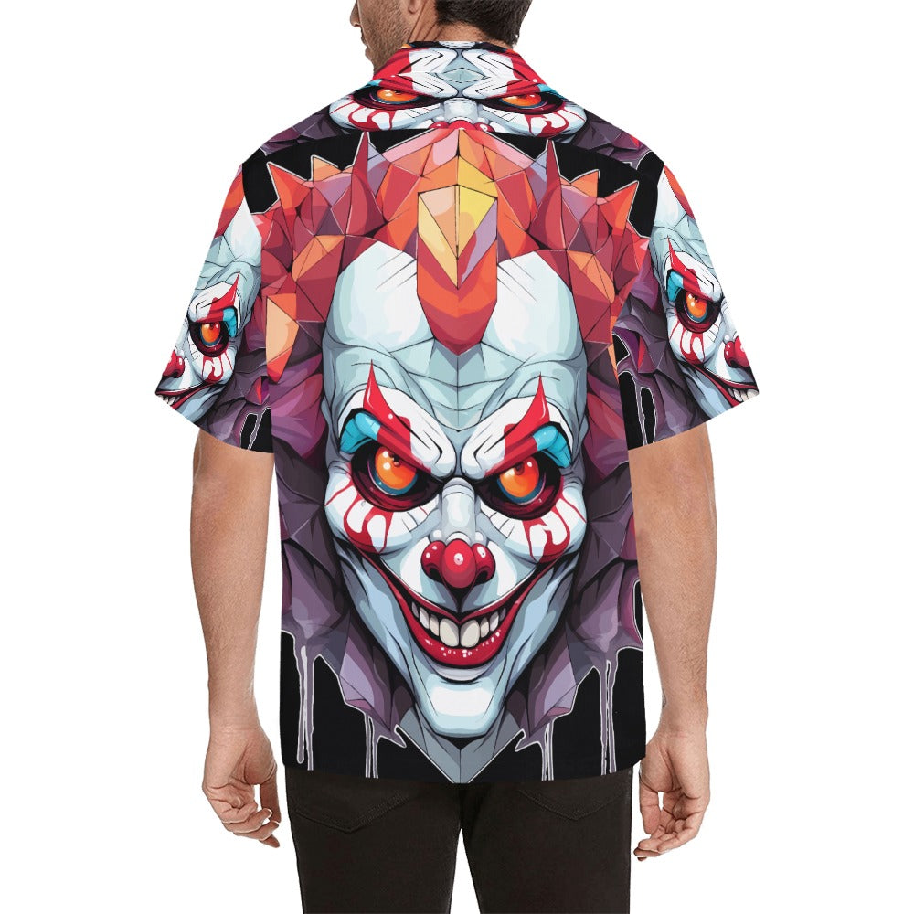 Relaxed Short Sleeve Shirt with Lapel Collar (T58)