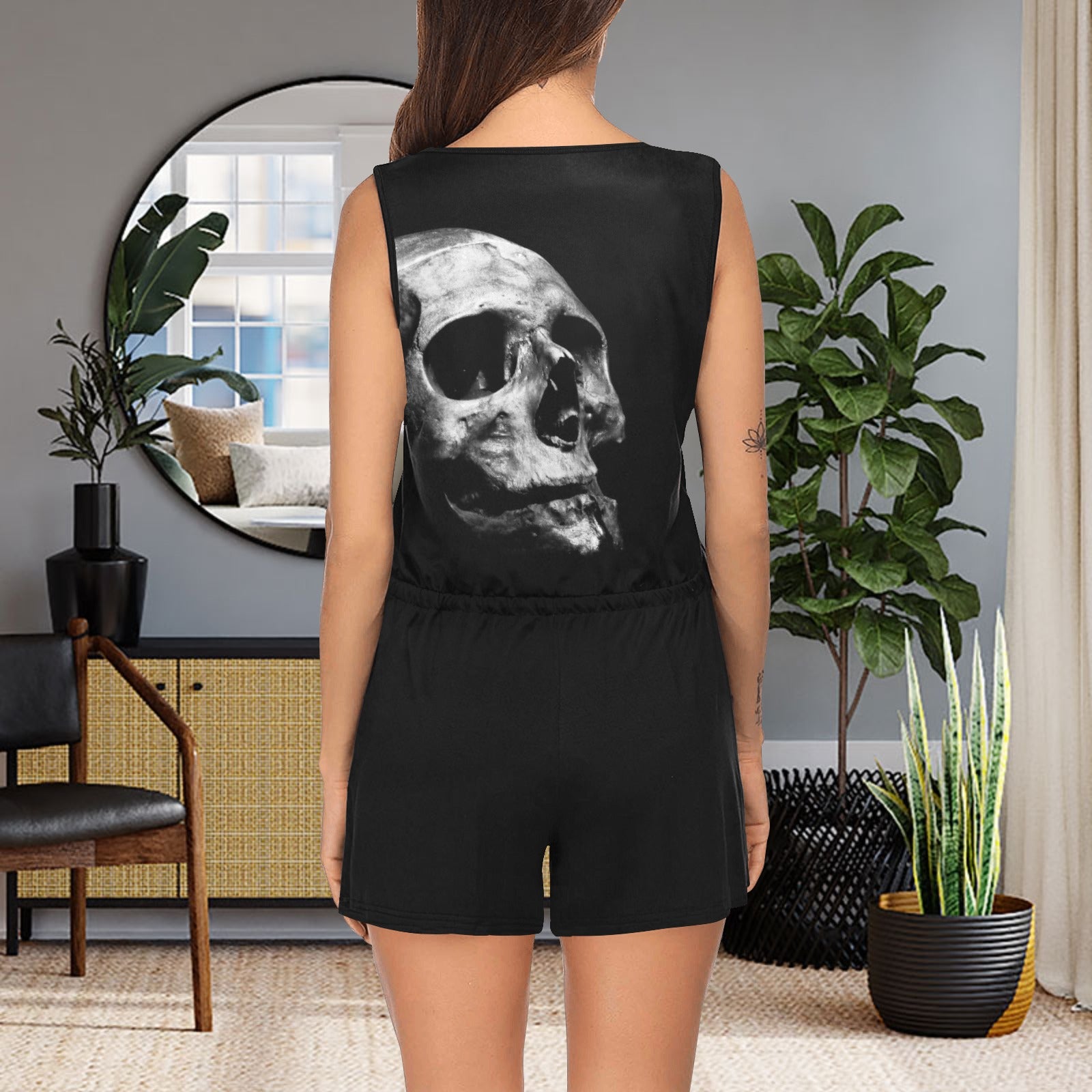 All Over Print Short Jumpsuit (Sets 04)