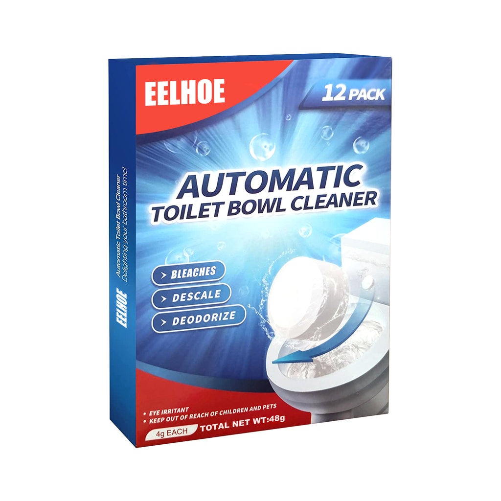EELHOE Toilet Cleaning Effervescent Tablet, Toilet Toilet Descaling, Decontamination, Deodorization, Multi-Effect To Remove Smell And Fresh