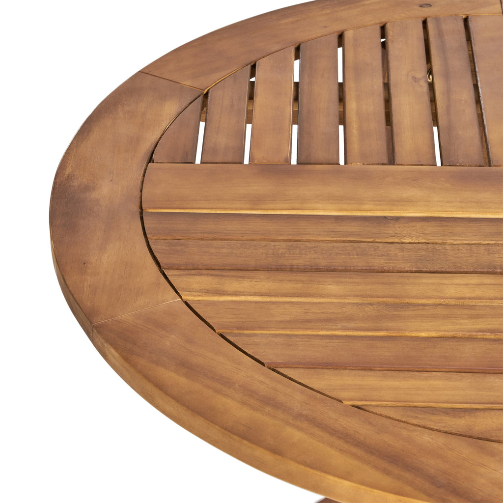 Acacia Wood 70" Dining Table