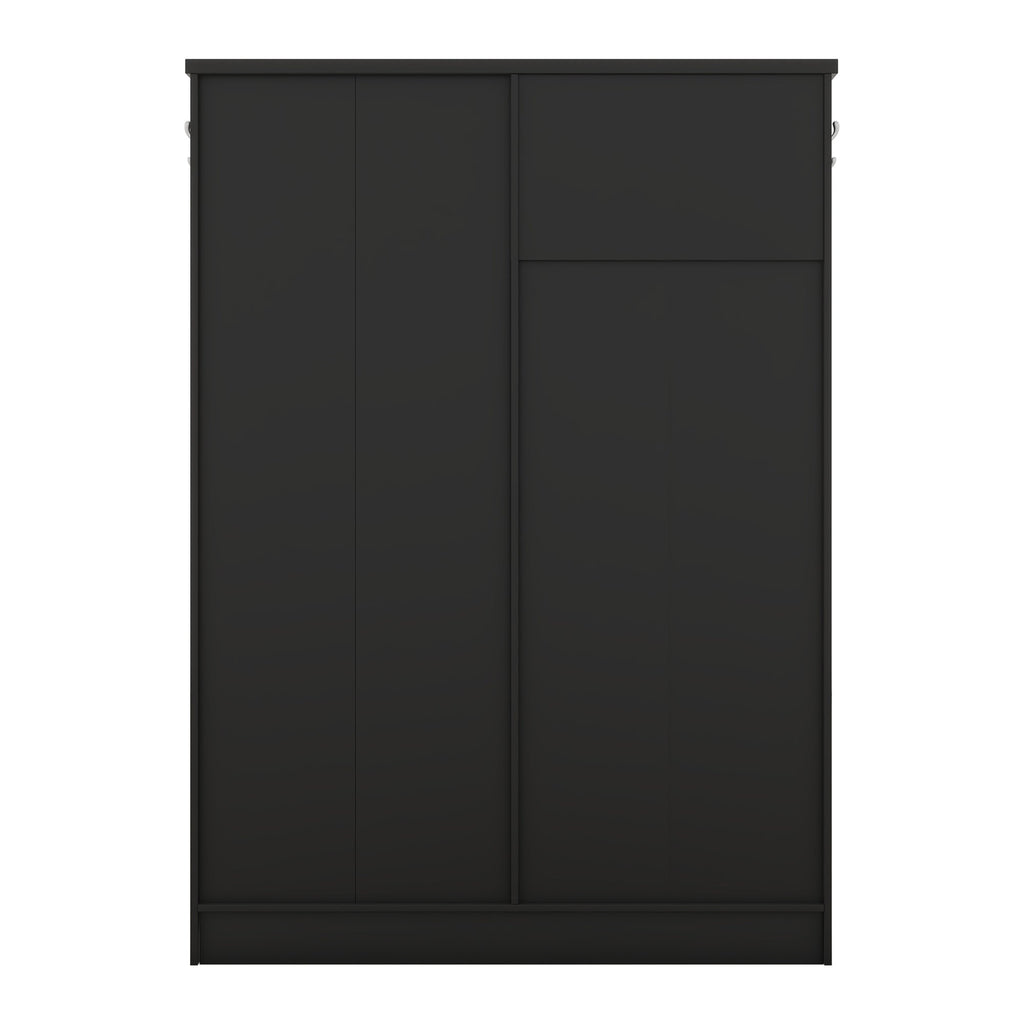 Multi-functional Hall Tree with Storage Shelves Drawers and Cabinet, Elegant Hallway Shoe Cabinet with Bench Modern Black