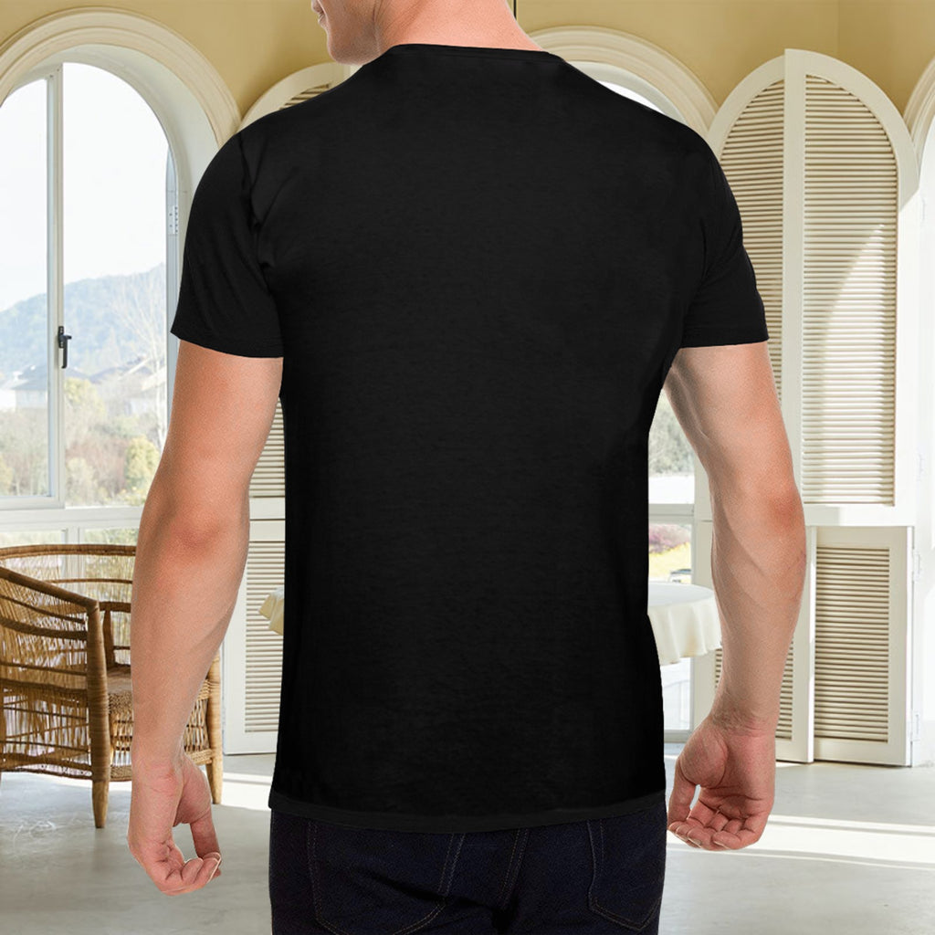 Men - Heavy Cotton T-Shirt - Front Print （Made in USA，Ships to USA Only）