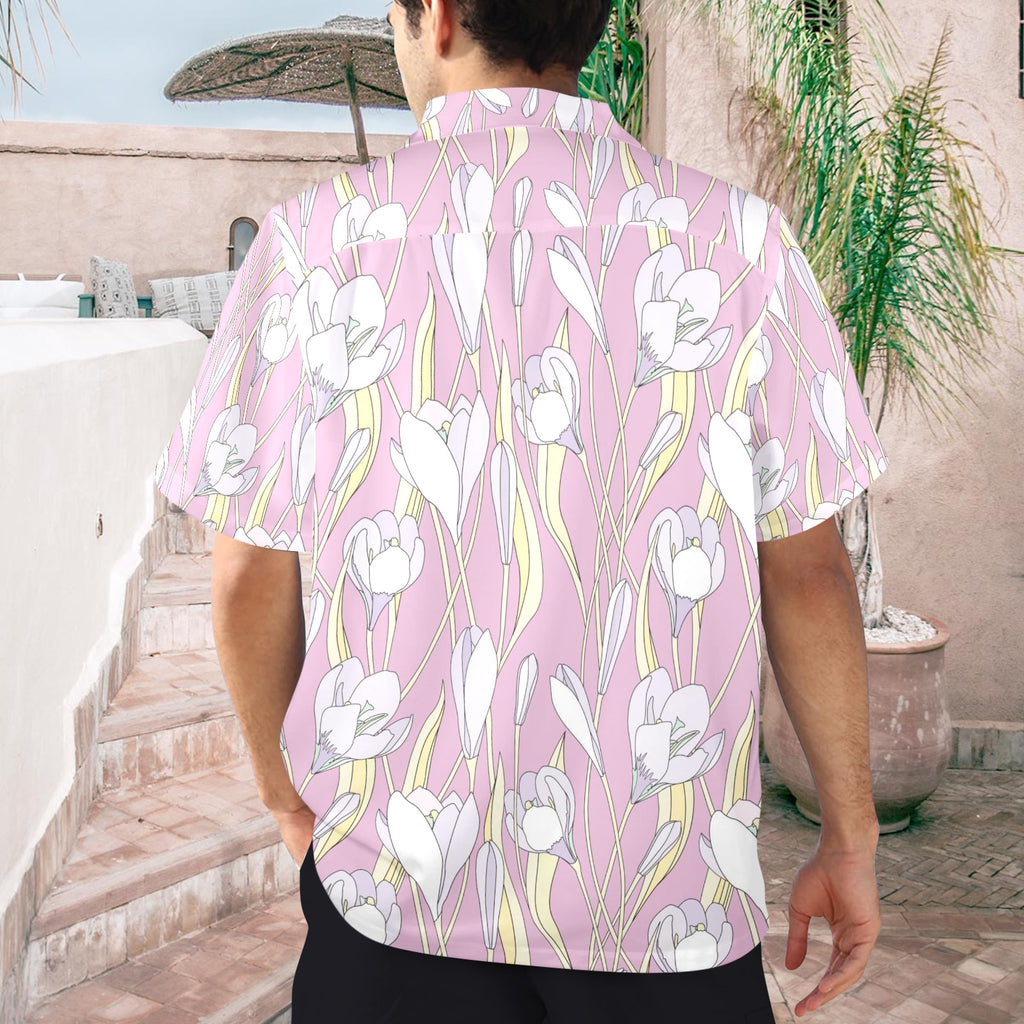 Men's All Over Print Hawaiian Shirt Made In USA Ships to USA Only