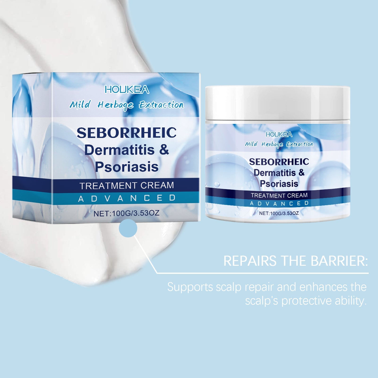 Scalp Care Cream Gently Repair Scalp Improve Dry Scalp Environment Reduce Dandruff Repair Cream