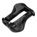 Bicycle Mountain Handlebar Set Aluminum Alloy Sheep Horn Vice Handle Ergonomic Handle Set Meat Ball Rubber Lock Vice Handle