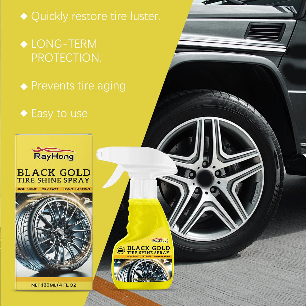 Car Wheel Shine Spray Car Wheel Clean Stain Polishing Coating Liquid Coating Agent