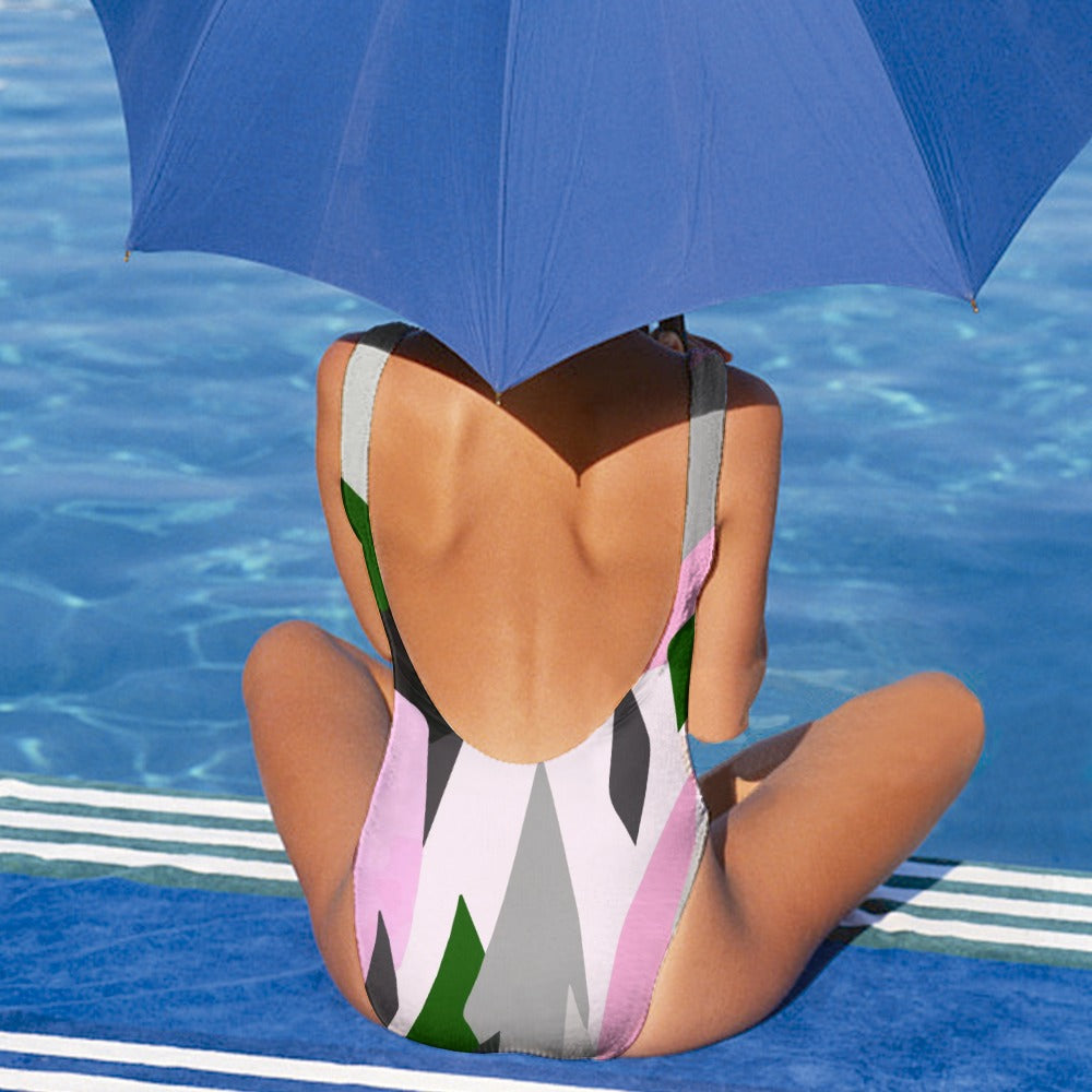 Chic Design Adult One Piece Swimsuit Full Print