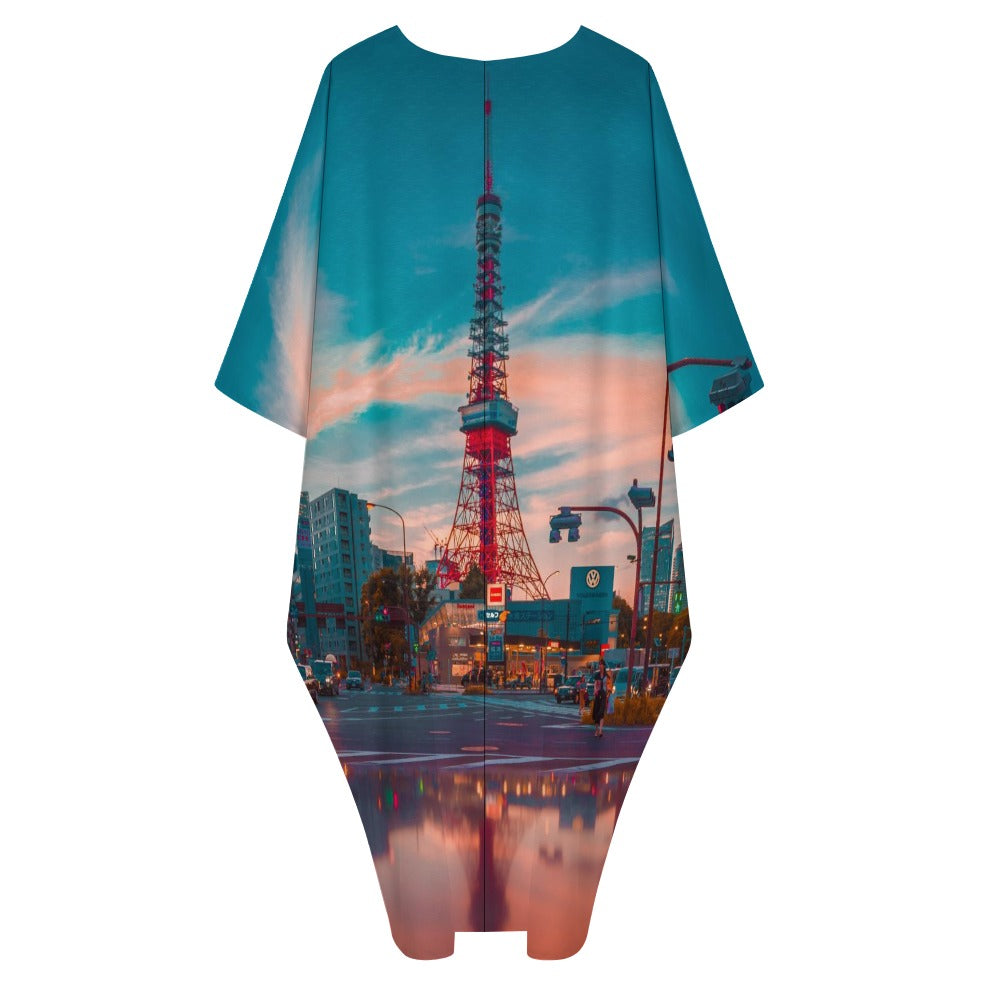 Women's One Size Plus Size Long Dress