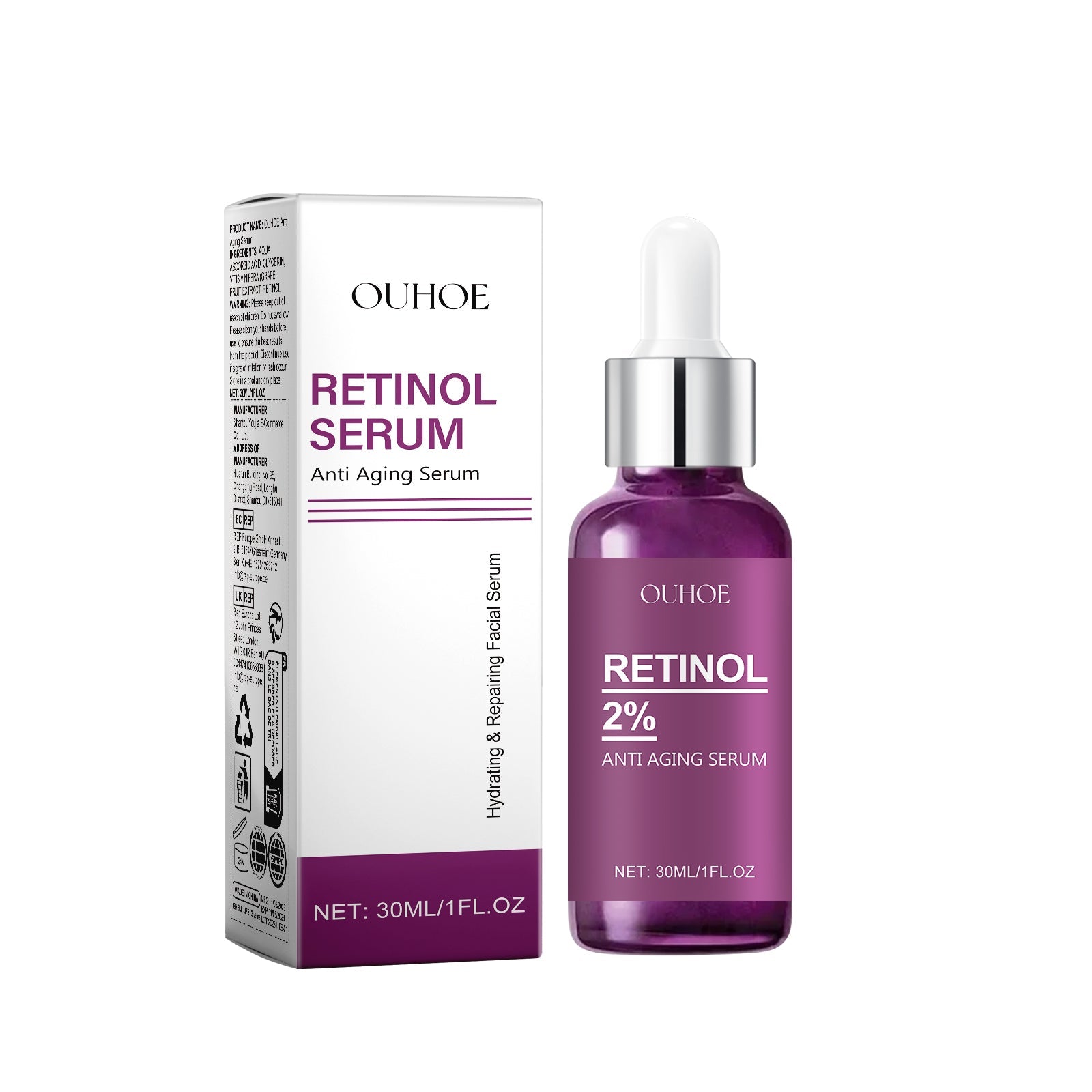 Grape Fruit Essence, Moisturizing, Tender, Firming, Smoothing, Fine Lines And Anti-Wrinkle Skin Care Essence