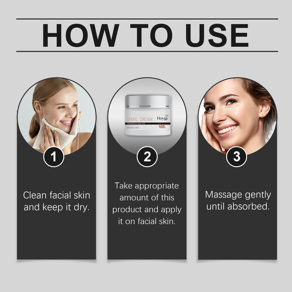 Snail Moisturizing Cream Hydrates And Moisturizes Facial Skin With Snail Nourishing And Firming Moisturizing Cream
