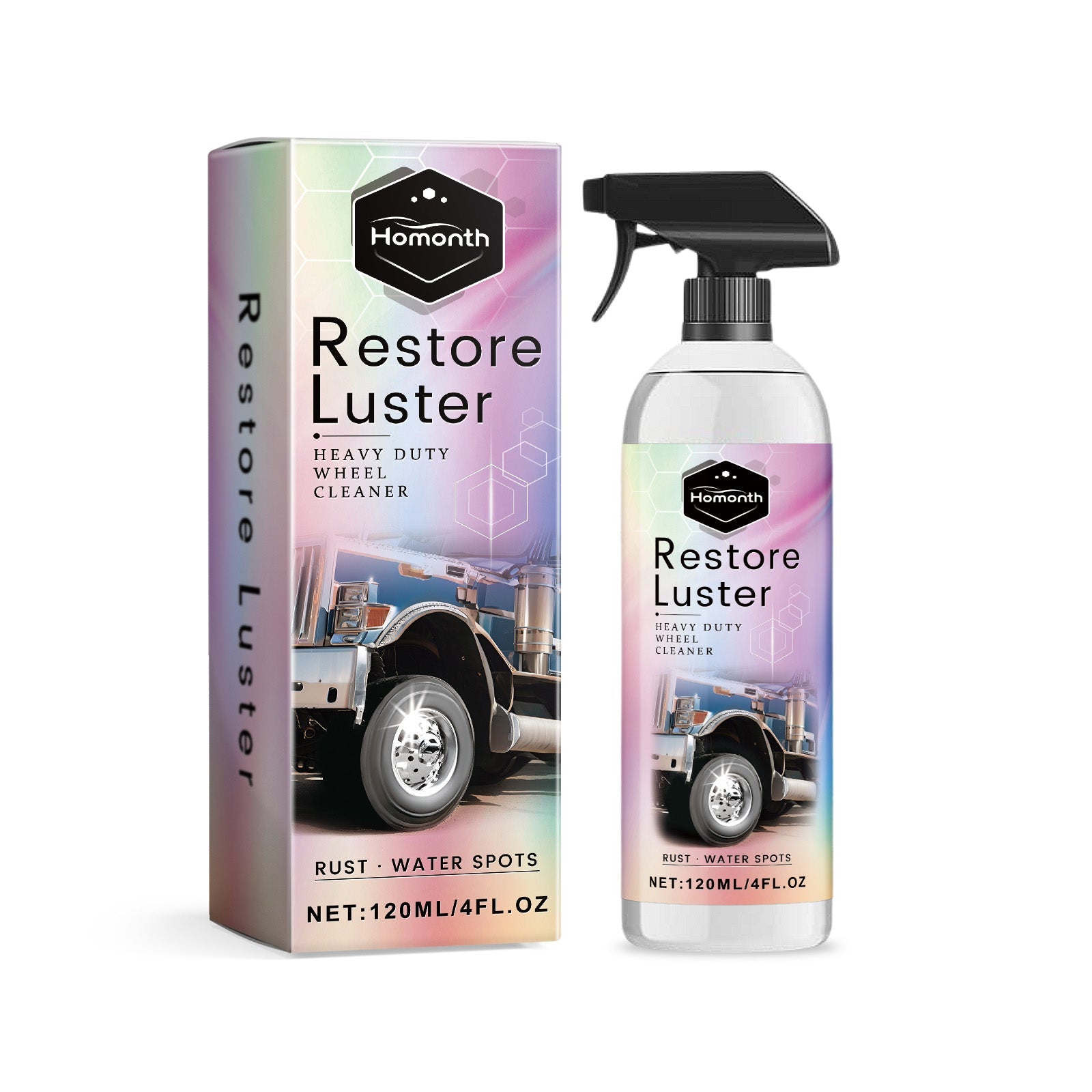 Heavy Duty Wheel Cleaner Wheel Hub Decontamination Anti-Aging Dust Foam Cleaning Agent