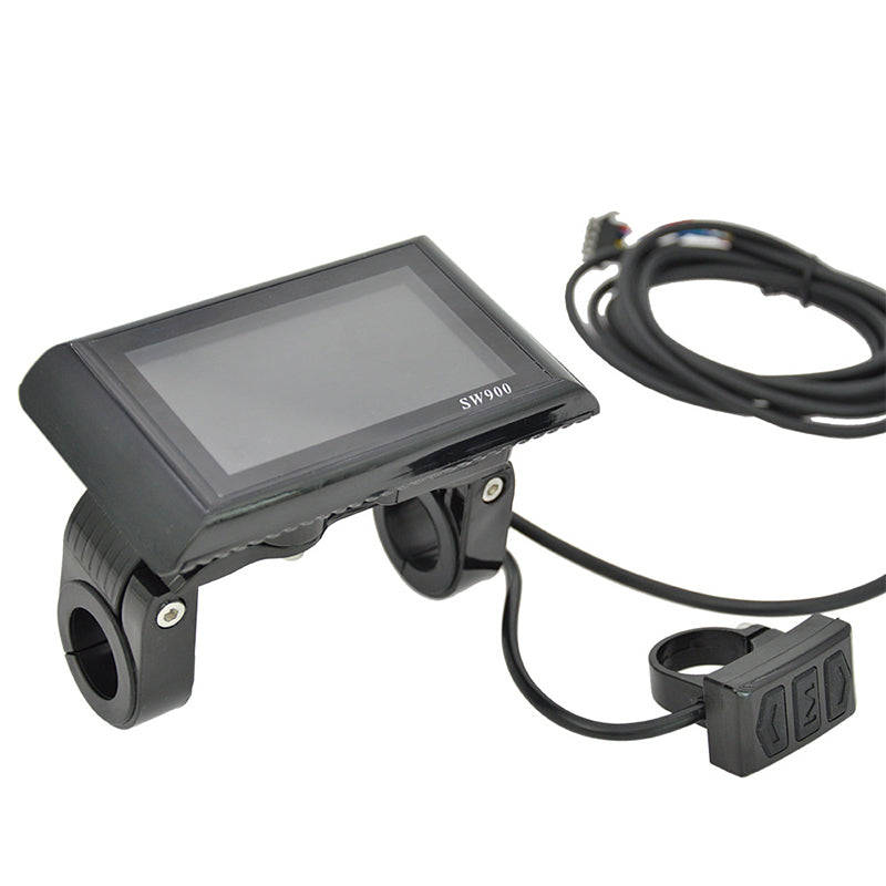 5/6-pin SW900 color smart meter, e-scooter/mountain bike LCD data display modification part.