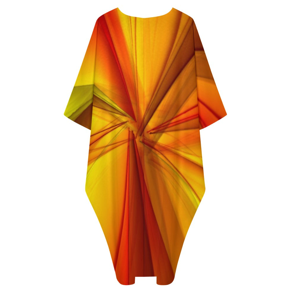 Women's One Size Plus Size Long Dress