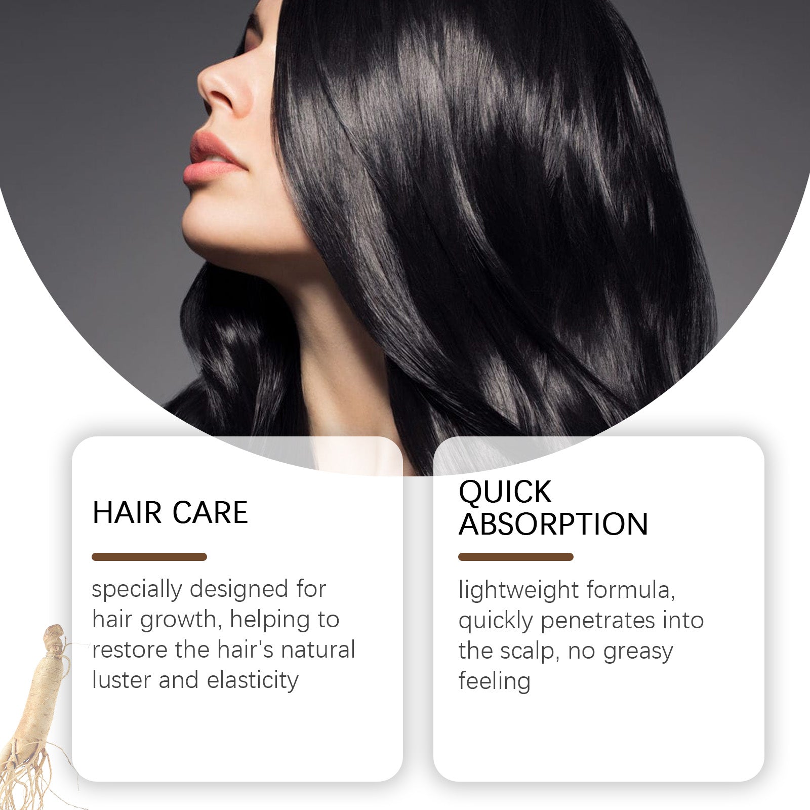 Hair Care Serum, Strengthens Hair And Nourishes Scalp Care Daily Massage Treatment Serum