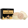 Rice Anti-Slip Shampoo Soap, Moisturizes Scalp Cleans Hair Repairs Damaged Hair And Strengthens Hair Shampoo Soap