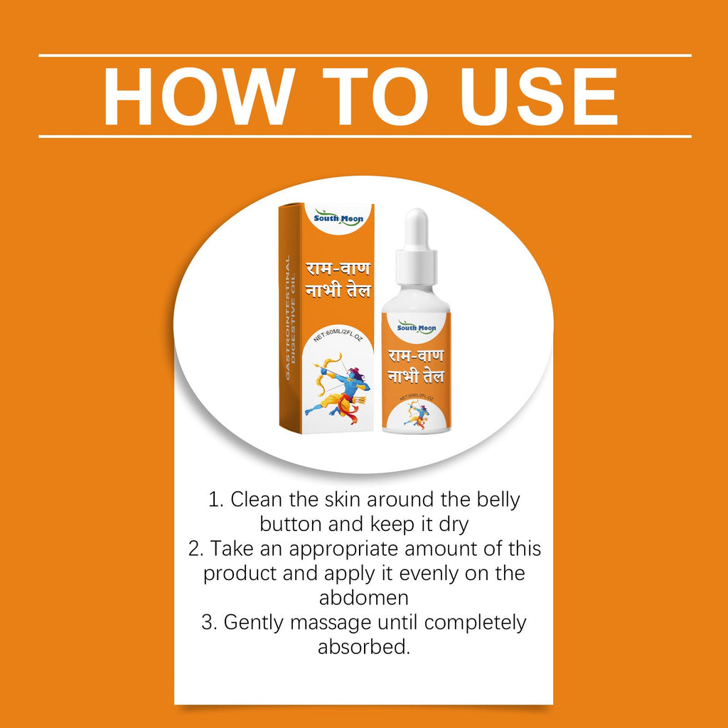 Body Care Oil, Abdominal Massage treatment to relieve discomfort Daily moisturizing body care oil
