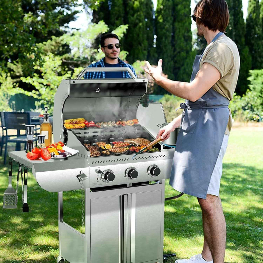 Propane Grill With Side Burner Commercial Grade Outdoor