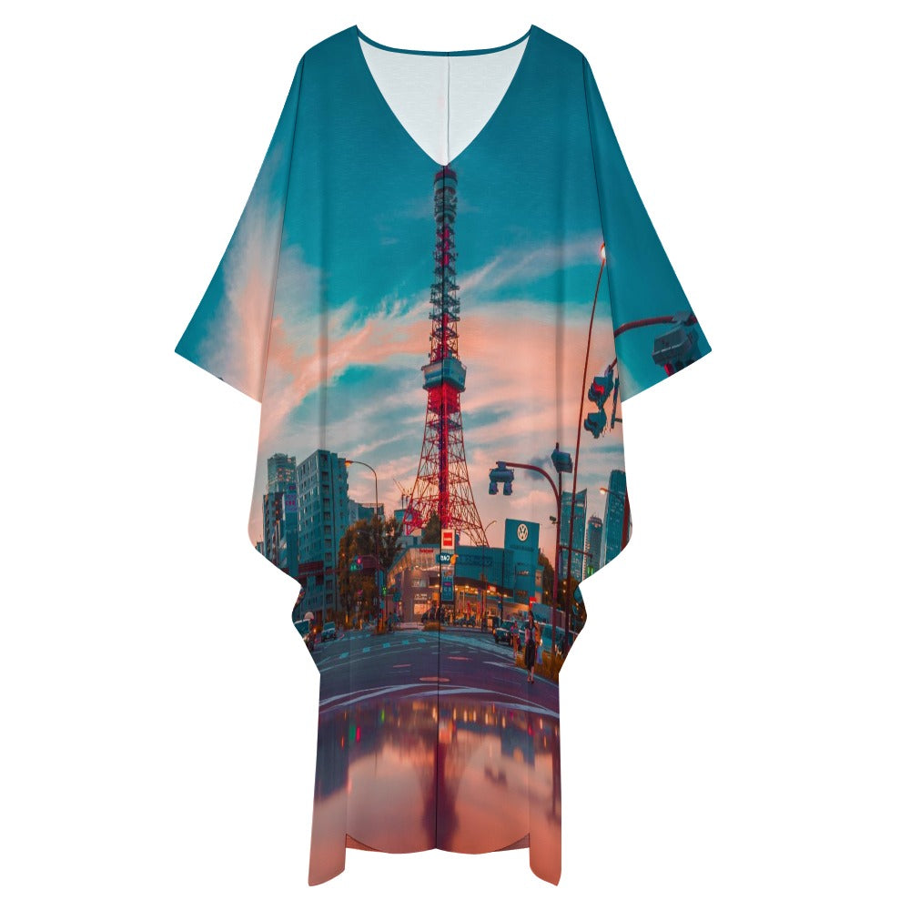 Women's One Size Plus Size Long Dress