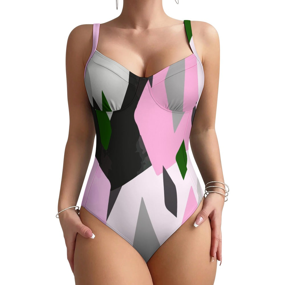 Women's one-piece swimsuit