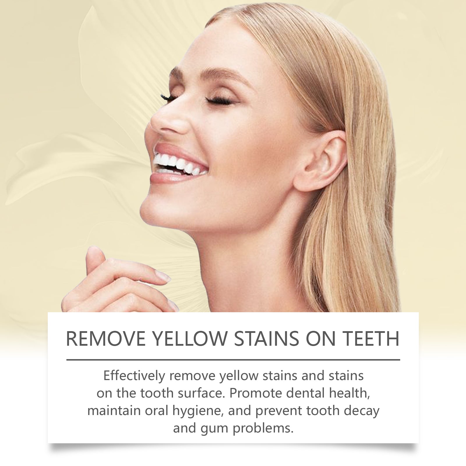 Teeth Cleaning Mousse Gently Cleans Teeth To Remove Odors, Stains And Grime Daily Beauty Mousse