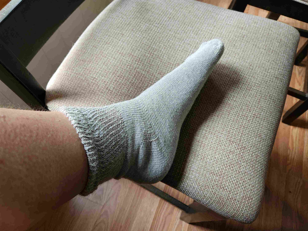 Men's Cotton Diabetic Ankle Socks (6 Pair) - Andersen Mercantile