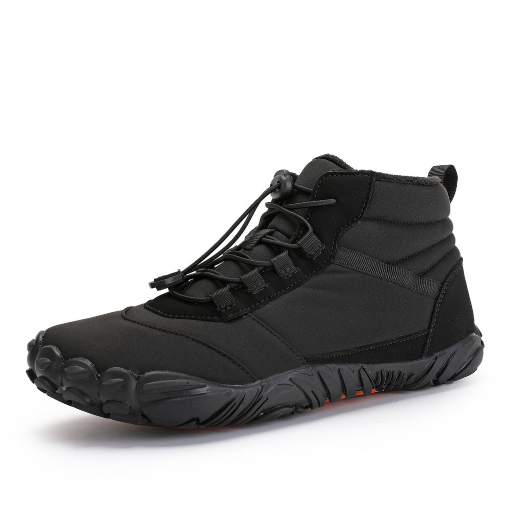Outdoor sports winter velvet waterproof snow boots warm high top casual cotton shoes