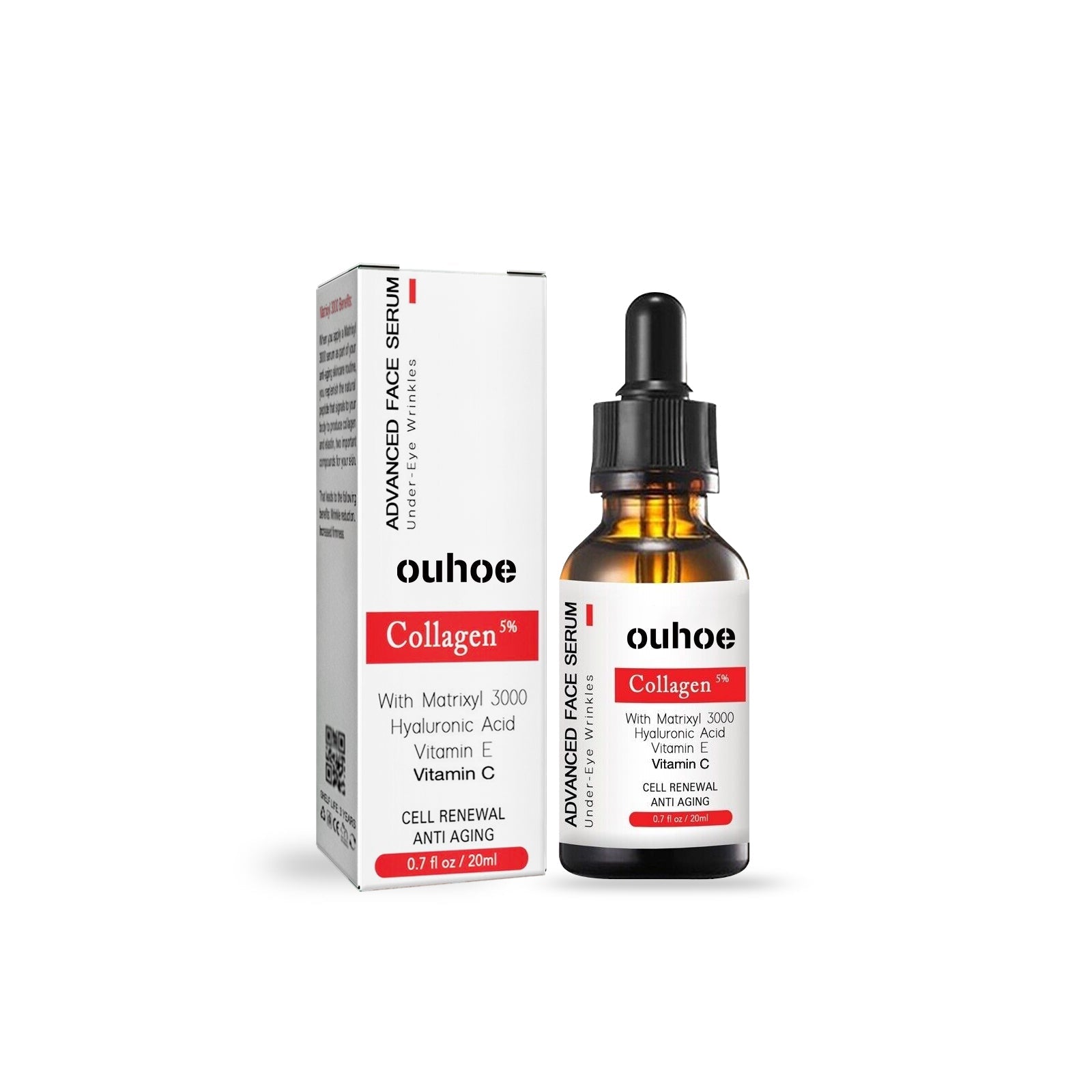 Face Anti-Wrinkle Essence, Firming Skin Lightening Lines And Anti-Aging Collagen Moisturizing Essence