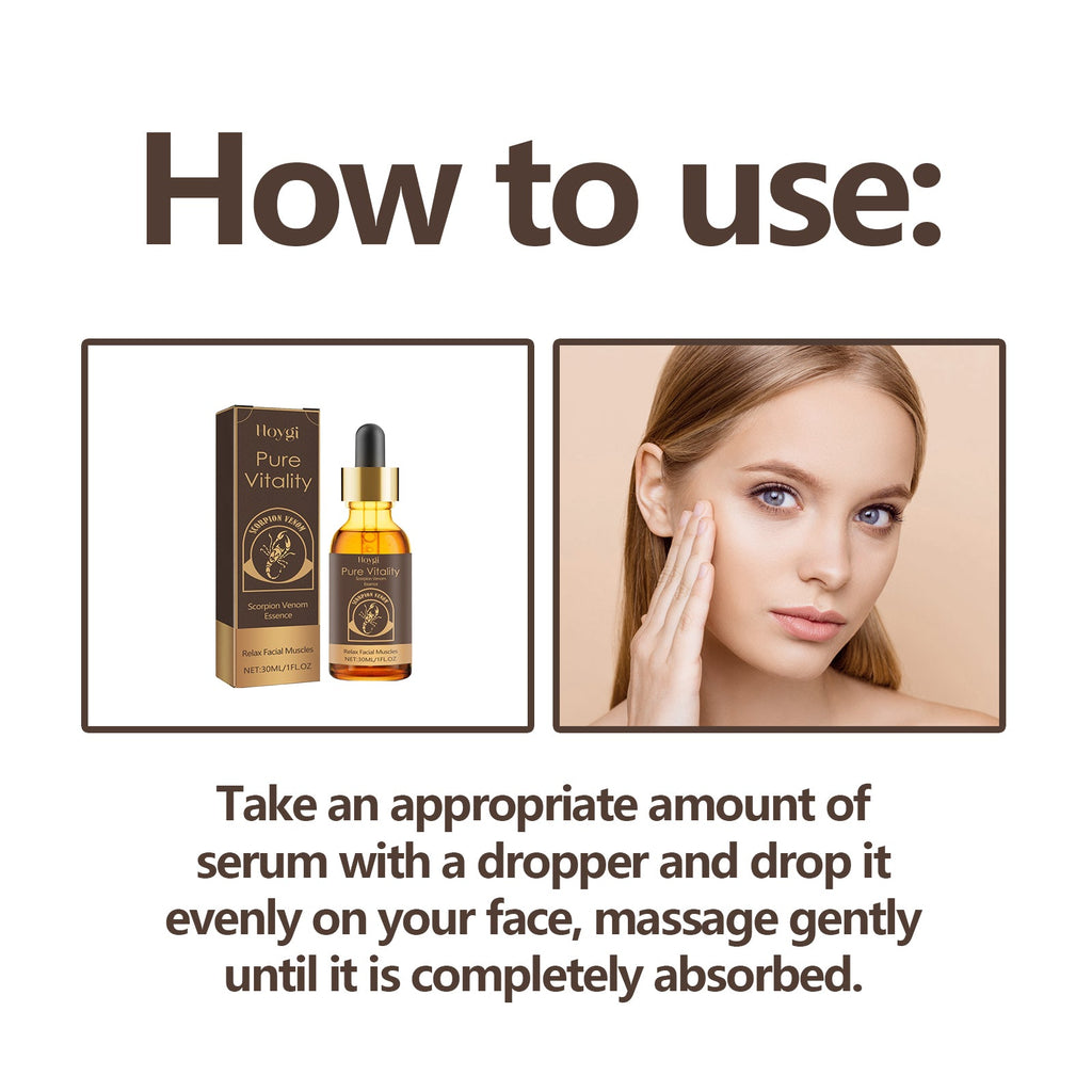 Scorpion Venom Essence, Moisturizing Anti-Wrinkle Carry Bright Color Of Skin Firming Skin Anti-Aging Essence