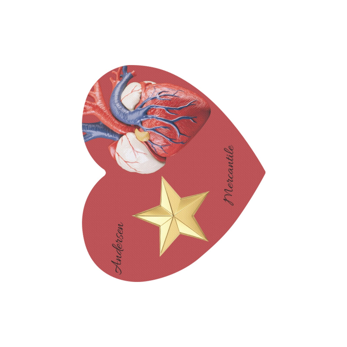 Heart-shaped Mousepad (Made In USA)