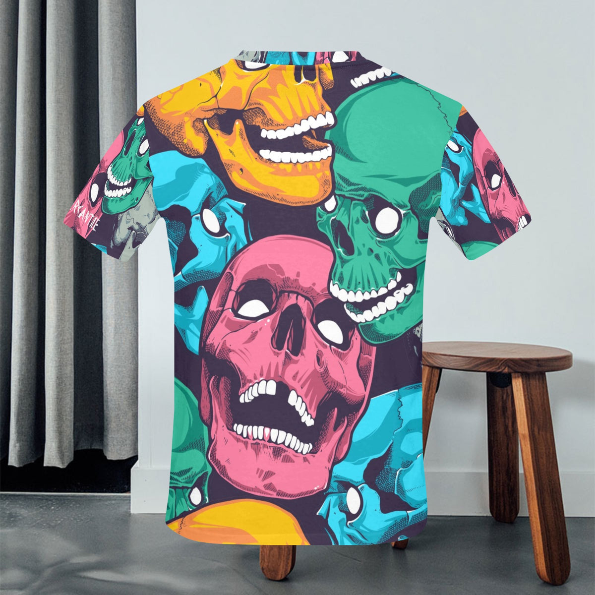 NEW Men's All Over Print Crew Neck T-Shirt Made in USA