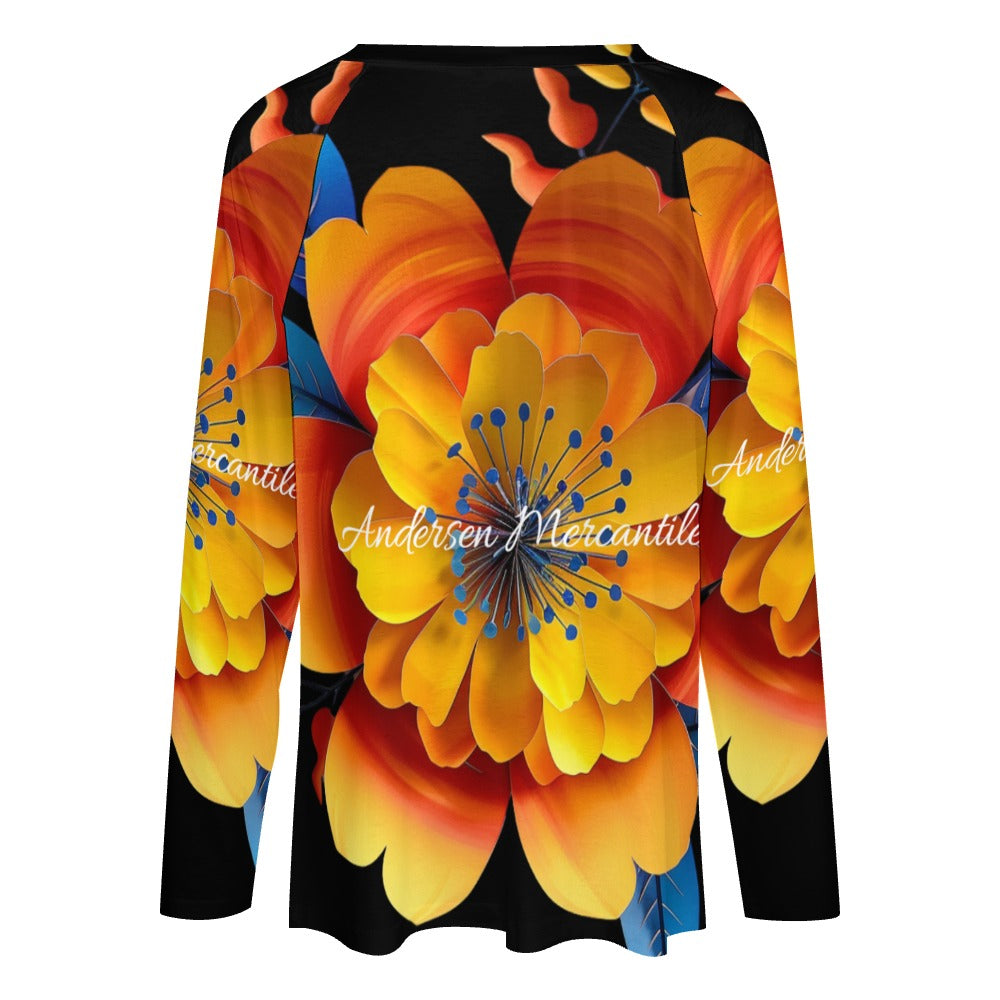 Women's Long Sleeve Loose Tee