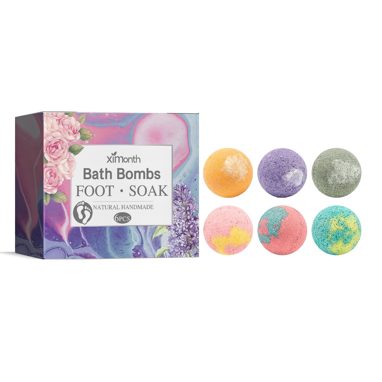 Foot Bath Ball, Repair Heel Dry Crack Skin Relief Physical Discomfort Cold Moisturizing Foot Care Ball