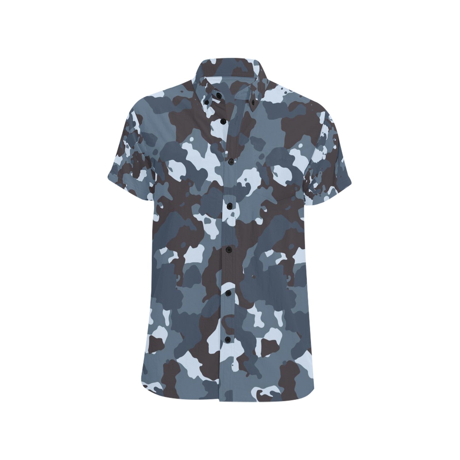 Men's AOP Short Sleeve Shirt with Chest Pocket (T53)