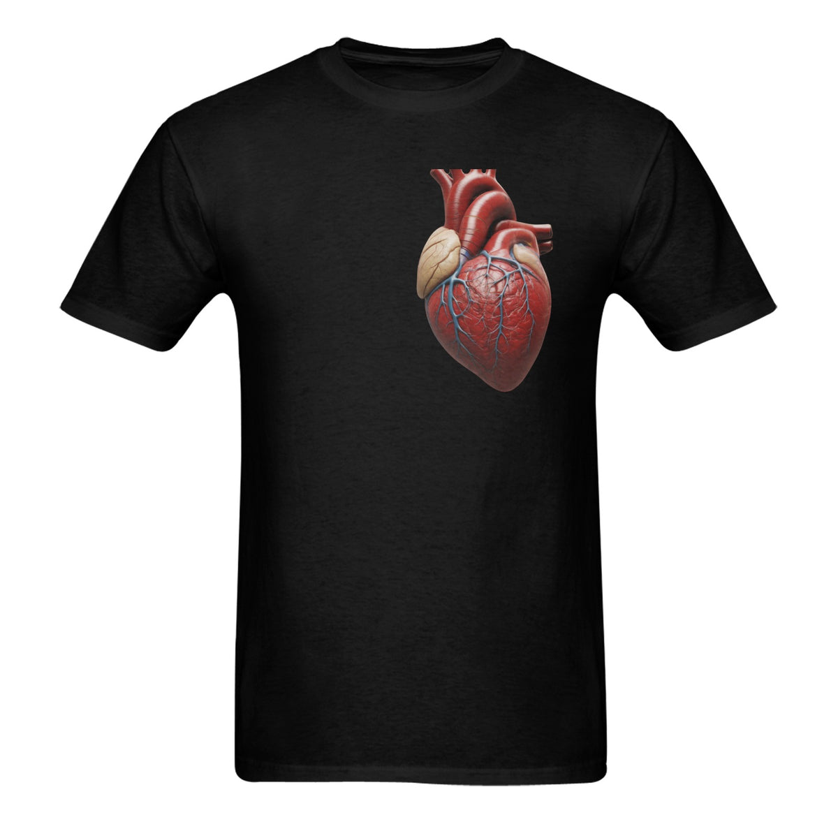 Men - Heavy Cotton T-Shirt - Front Print （Made in USA，Ships to USA Only）