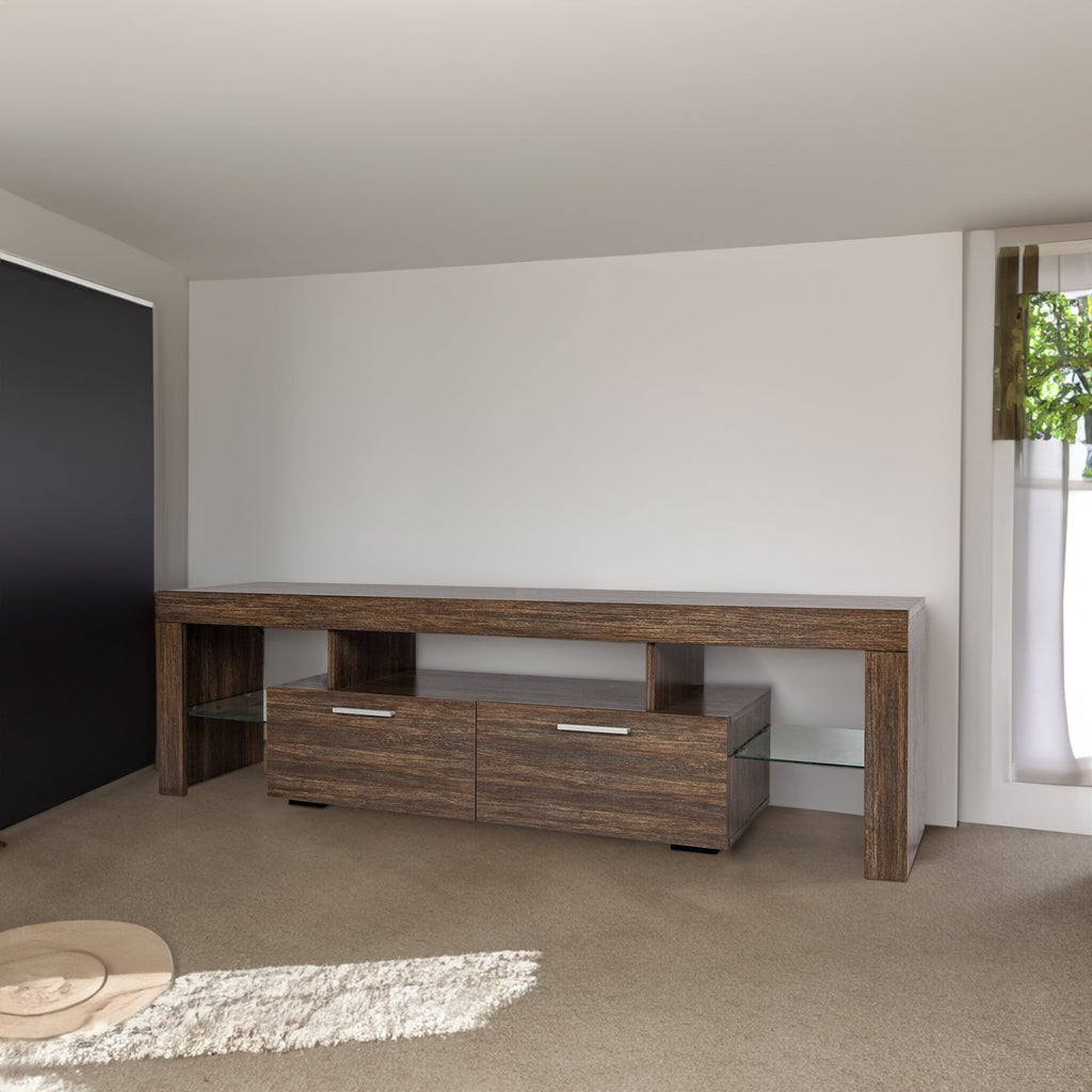 20 minutes quick assembly brown simple modern TV stand