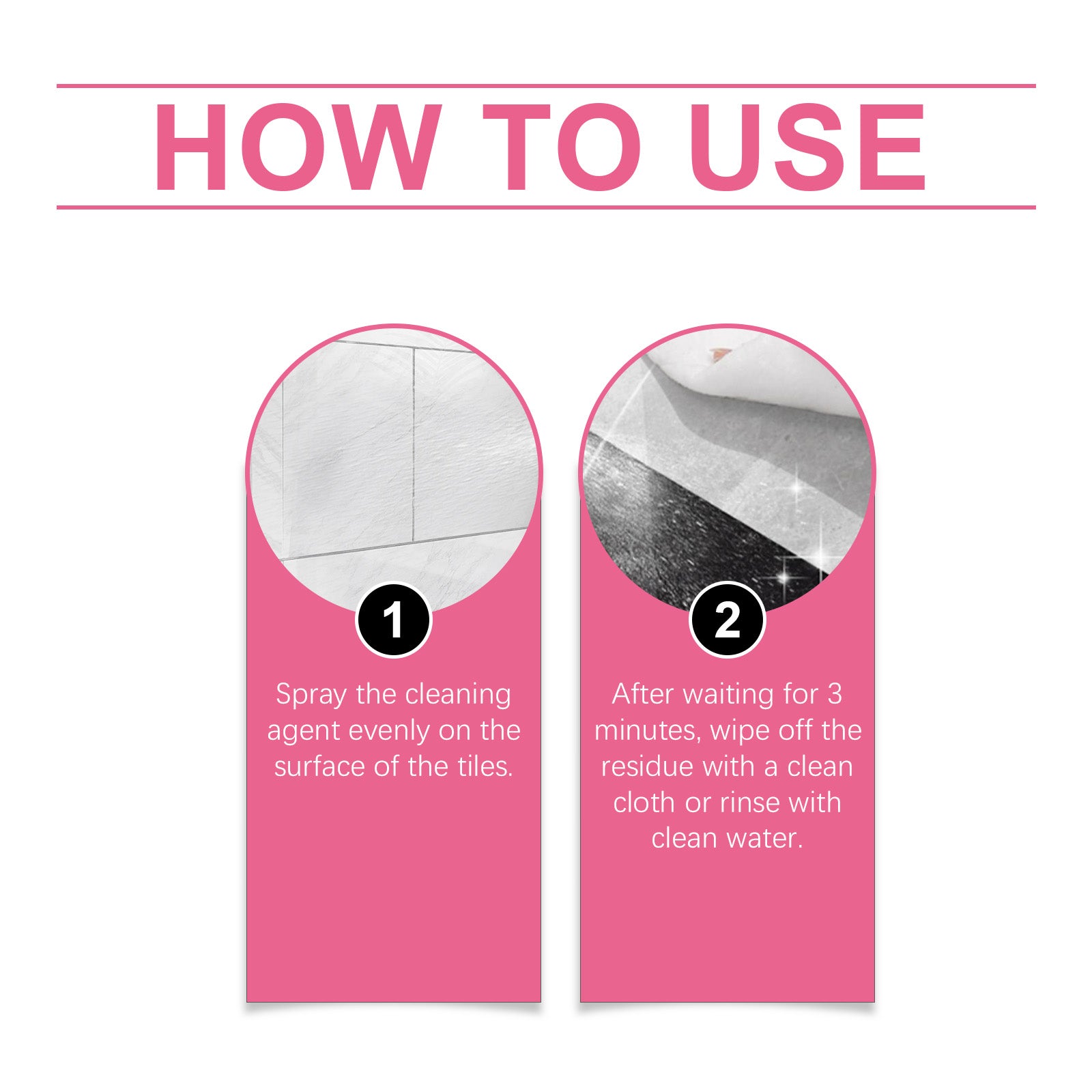Multi-Purpose Tile Cleaner Living Room Kitchen Floor Decontamination Brightening Clean Polishing Remove Oil Clean