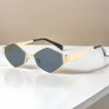 Polygonal sunglasses ultra light sunshade mirror