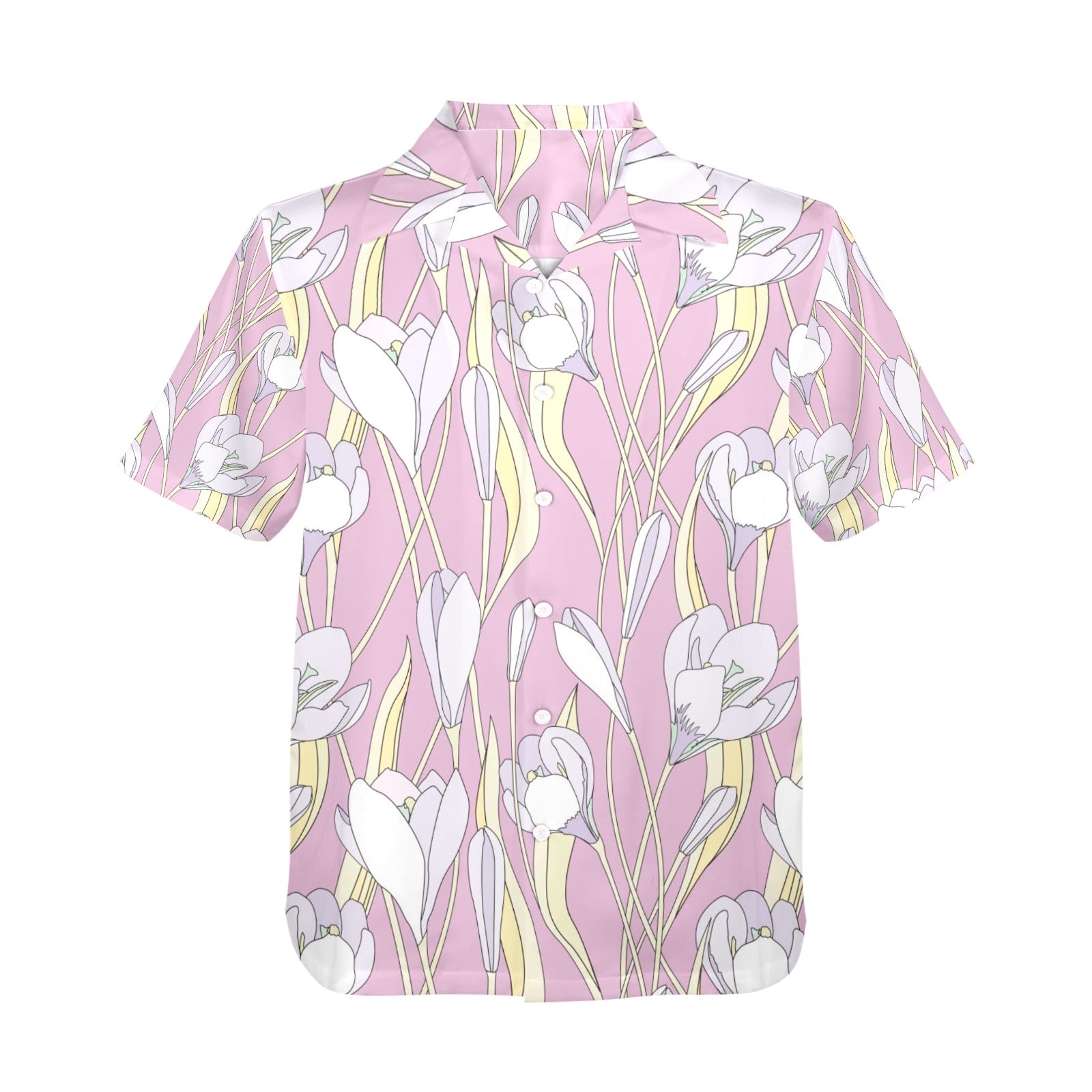 Men's All Over Print Hawaiian Shirt Made In USA Ships to USA Only