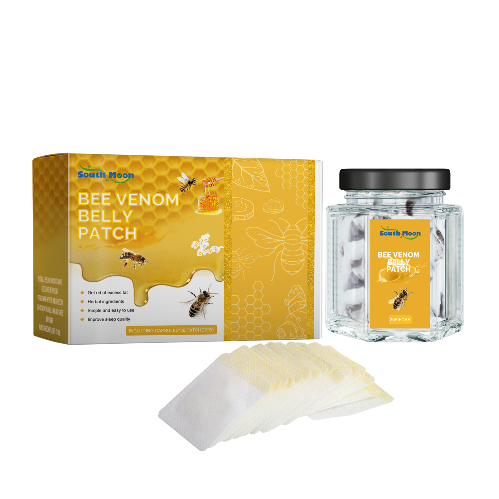 Bee Venom Body Sculpting Stick Slimming Body Sculpting Navel Stick Tummy Tucking Body Curves Firming Skin