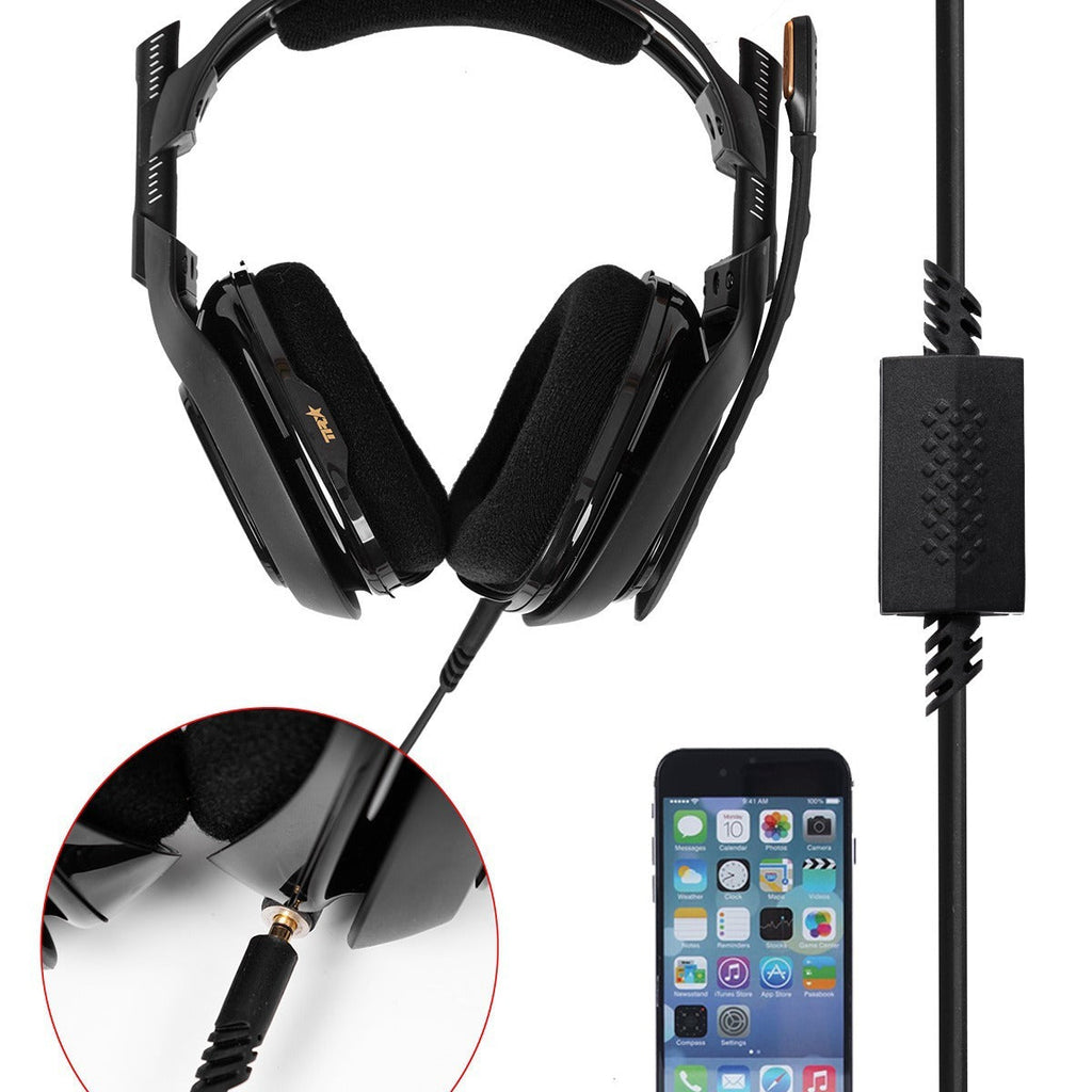 Suitable for Logitech ASTRO A10 A40 gaming headphones Ps4 connection cable headphone audio cable