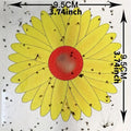 Window Fruit Fly Traps with Strong Stickiness Indoor use Sunflower Window Fly Stickers