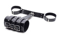 Leather Bondage Handcuffs, BDSM Armbinder Restraint ,Arms Behind Back Straitjacket,Sex Toys For Couples