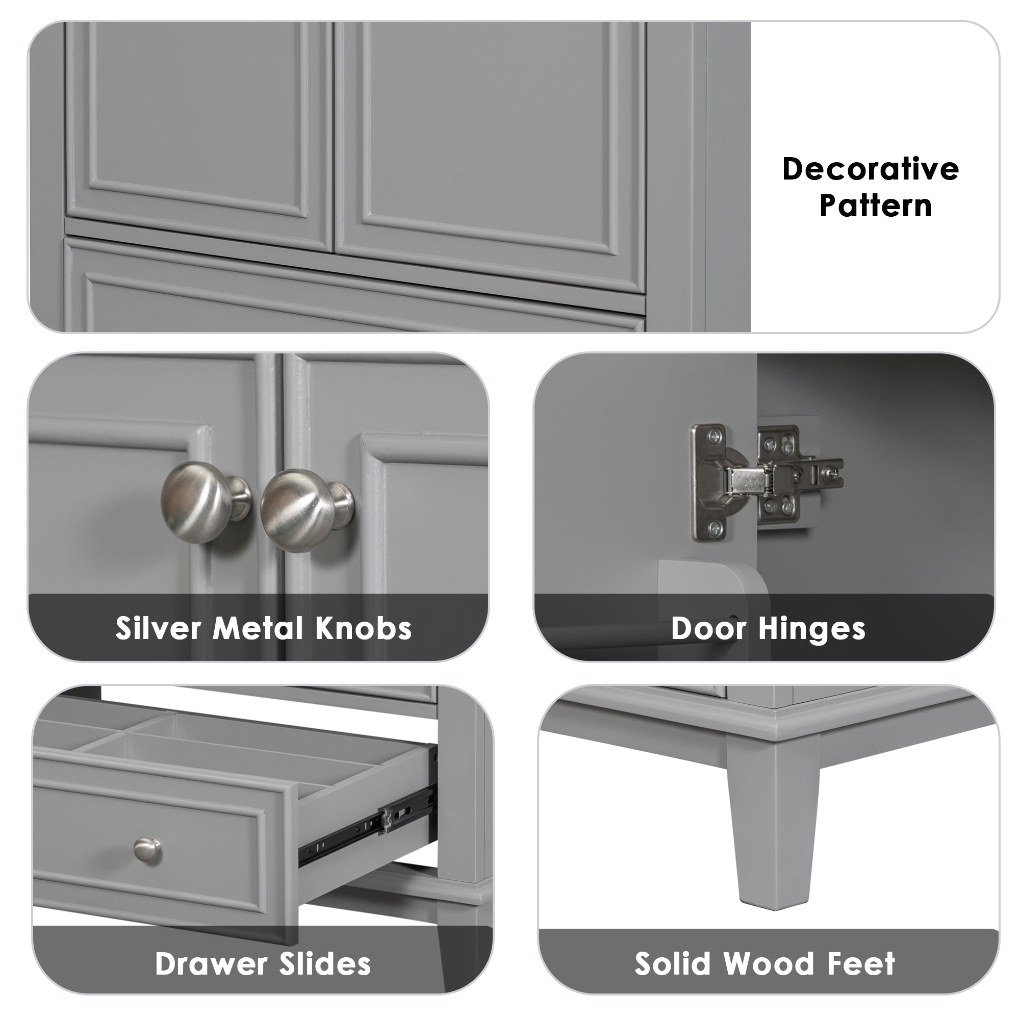 30 inch bathroom vanity no sink  base only gray