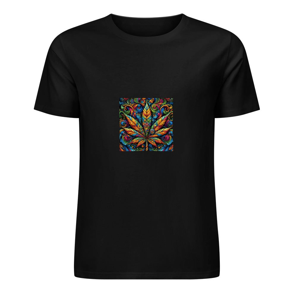 New Pure cotton short sleeved T-shirt Front print Multiple colors