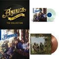 America - 50Th Anniversary & Now Playing (Bottle Clear LP Vinyl) (Syeor) & Now Playing & Hat Trick (Limited/Orange & Black Mixed/180G)