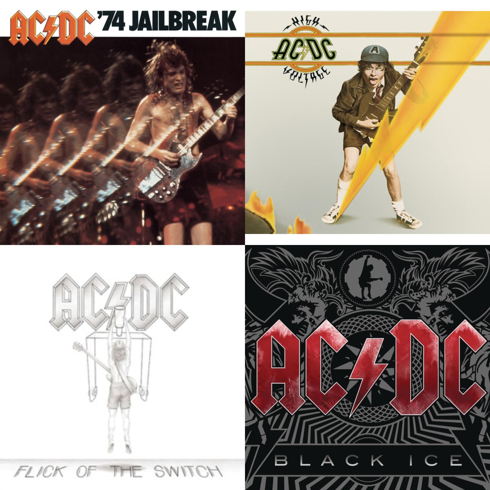 74 Jailbreak & High Voltage & Flick Of The Switch & Black Ice