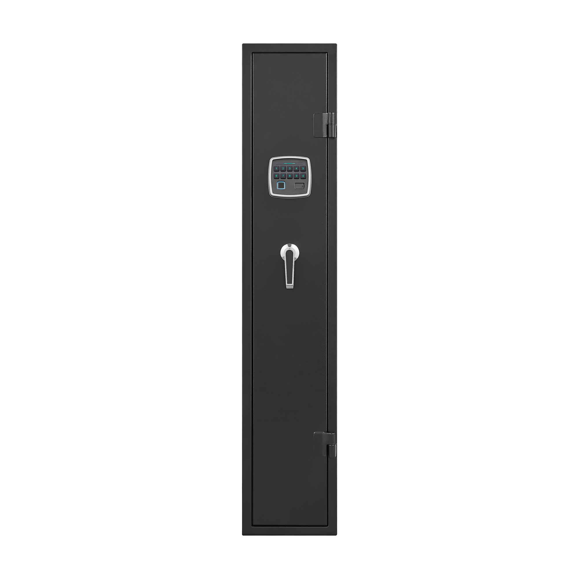 5 gun safes with 3 pistol pockets, quick access biometric adjustable heavy-duty gun rack mounted gun safes