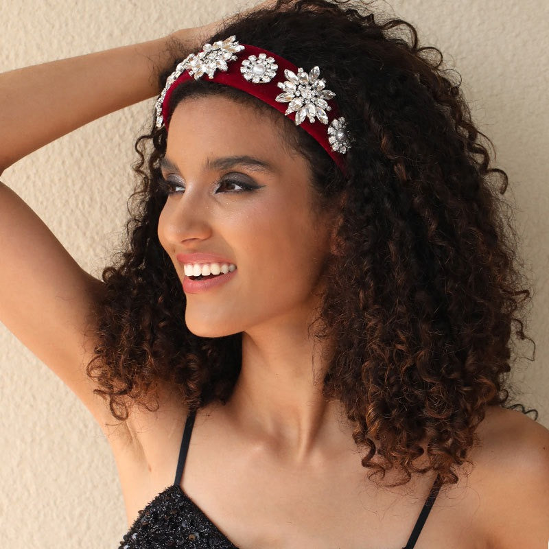 Retro Baroque Pearl Water Diamond Hair Accessories
